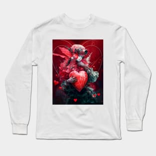 Valentine 2053 No. 2: Futuristic Valentine's Long Sleeve T-Shirt